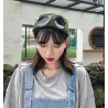 Sombreros & gorrasGorra de béisbol de algodón - con gafas - ajustable - unisex - estilo piloto