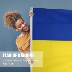 PegatinasBandera nacional de Ucrania - 150 * 90 cm
