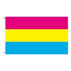 Hanging banner - flag - LGBT / transgender / pansexual / progress / PRIDE / rainbowStickers