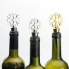 BarTapón para botella de vino - vacío - aleación de zinc - en forma de copo de nieve
