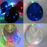 Sombreros & gorrasGorro disco retro - LED - brillante - con lentejuelas / purpurina