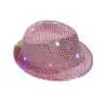 Retro disco hat - LED - glowing - with sequins / glitterHats & Caps
