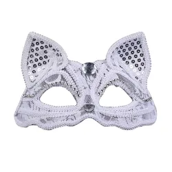 MáscaraLujoso antifaz veneciano - encaje / purpurina / lentejuelas - ojo de gato - Halloween / mascaradas