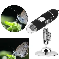 Óptica1600X 2.0MP - 8 LED - USB - microscopio digital - endoscopio