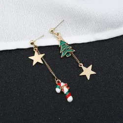 Christmas tree - stars - earringsEarrings