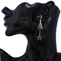 Christmas tree - stars - earringsEarrings