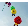 Soft inflatable kite - multi-color - mushroom - 3MKites