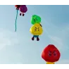 Soft inflatable kite - multi-color - mushroom - 3MKites