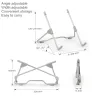 Folding - adjustable - laptop stand - aluminum alloyTablets