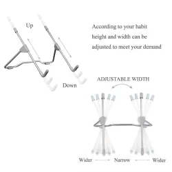 Folding - adjustable - laptop stand - aluminum alloyTablets