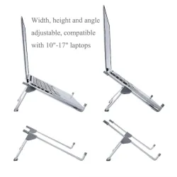 Folding - adjustable - laptop stand - aluminum alloyTablets