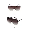 Fashionable oversized sunglasses - square - rimless - UV400Sunglasses