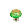 MueblesPerillas de muebles elegantes - forma de diamante de vidrio