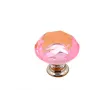MueblesPerillas de muebles elegantes - forma de diamante de vidrio