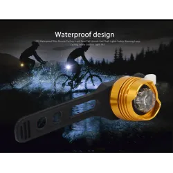 LucesLámpara de bicicleta LED - luz de advertencia de seguridad - resistente al agua