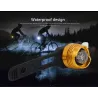 LucesLámpara de bicicleta LED - luz de advertencia de seguridad - resistente al agua