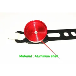 LucesLámpara de bicicleta LED - luz de advertencia de seguridad - resistente al agua