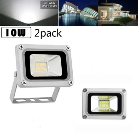 ReflectoresProyector LED - reflector estanco - 220V - 10W - 2 piezas