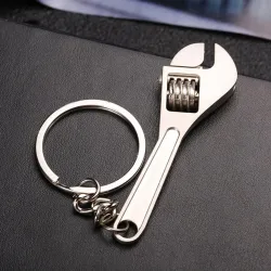 llaveroMini llave inglesa ajustable de metal - llavero