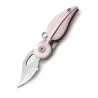 Cuchillos & multitoolsMini navaja de bolsillo plegable - acero inoxidable - forma de hoja