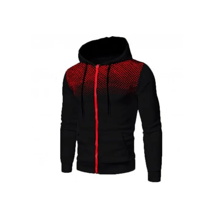 3D printing - hooded sweatshirt - long sleeve - zipperHoodies & Sweatshirt