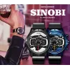 RelojesSINOBI - elegante reloj de cuarzo creativo - correa de caucho