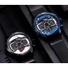 RelojesSINOBI - elegante reloj de cuarzo creativo - correa de caucho