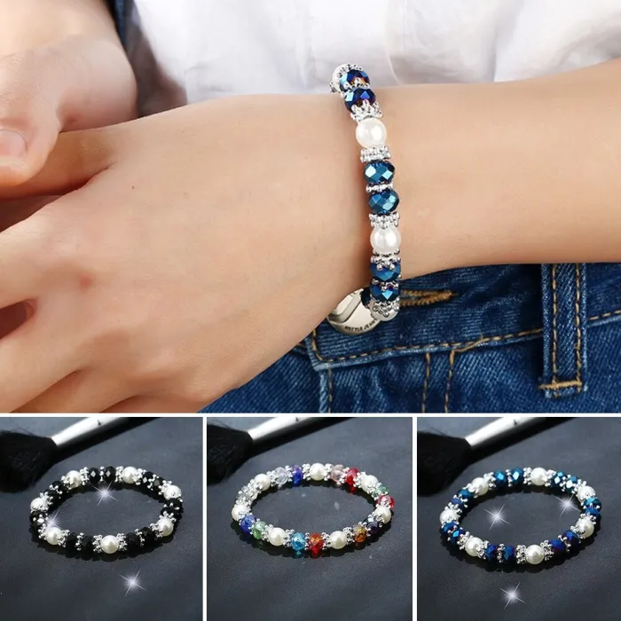 PulseraPulsera elegante - con pedrería / perlas de colores