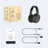 AuricularesAusdom M09 - auriculares inalámbricos - auriculares con micrófono - plegables - Bluetooth - compatible con tarjeta TF