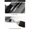 MochilasLujoso bolso de pecho/bandolera - mochila - puerto de carga USB - resistente al agua - unisex