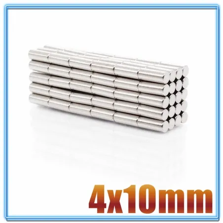 N35N35 - imán de neodimio - cilindro fuerte - 4 mm * 10 mm - 20 - 500 piezas