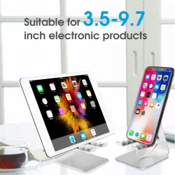 TitularesMini stand - soporte - para iPad/tablet/phone - compartimentos ajustables