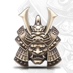 PegatinasAdhesivo metálico para coche/moto - emblema - samurái japonés