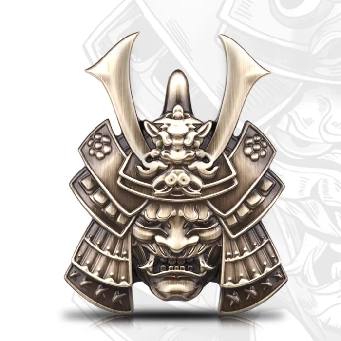 PegatinasAdhesivo metálico para coche/moto - emblema - samurái japonés