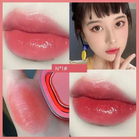 Lápiz labialLápiz labial rojo sexy - crema de brillo de labios - de larga duración - resistente al agua