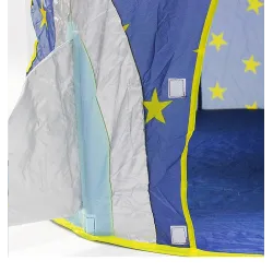 JuguetesCasa de juegos para niños 3 en 1 - tienda de campaña - túnel - piscina de bolas - diseño de nave espacial