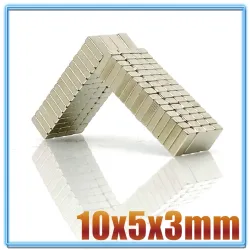 N35N35 - imán de neodimio - bloque cuboide - 10 mm * 5 mm * 3 mm - 20 - 500 piezas