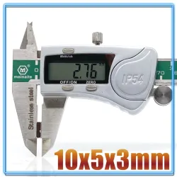 N35N35 - imán de neodimio - bloque cuboide - 10 mm * 5 mm * 3 mm - 20 - 500 piezas
