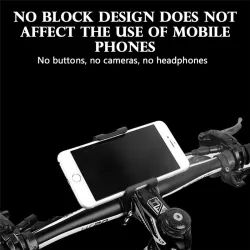 TitularesSoporte de teléfono universal - para manillar de bicicleta / motocicleta - antideslizante - clip - giratorio - aleac...