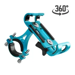 TitularesSoporte de teléfono universal - para manillar de bicicleta / motocicleta - antideslizante - clip - giratorio - aleac...