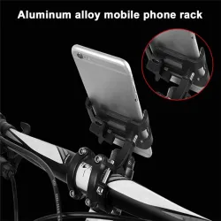TitularesSoporte de teléfono universal - para manillar de bicicleta / motocicleta - antideslizante - clip - giratorio - aleac...