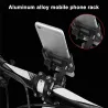 TitularesSoporte de teléfono universal - para manillar de bicicleta / motocicleta - antideslizante - clip - giratorio - aleac...