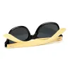 Stylish sunglasses - polarized - wooden frame - unisexSunglasses