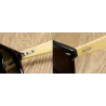 Stylish sunglasses - polarized - wooden frame - unisexSunglasses