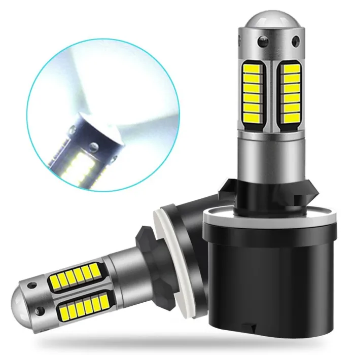 H1Faros antiniebla para coche - Bombilla LED - H1 - H3 - H27/881 - H27/880 - 2 piezas