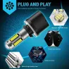 H1Faros antiniebla para coche - Bombilla LED - H1 - H3 - H27/881 - H27/880 - 2 piezas