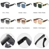 Retro square sunglasses - metal frame - UV400Sunglasses