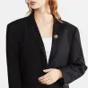 BrochesBroche de lujo en forma de estrella - circonita cúbica