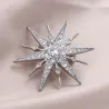 BrochesBroche de lujo en forma de estrella - circonita cúbica