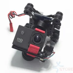 FPV PartsStorm32 - cardán sin escobillas de 3 ejes - marco con motor - controlador - para GoPro - piezas FPV RTF